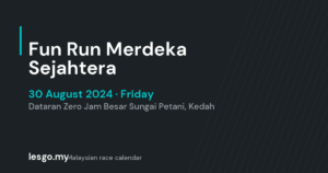 Fun Run Merdeka Sejahtera - lesgo.my event card (no organiser poster available)