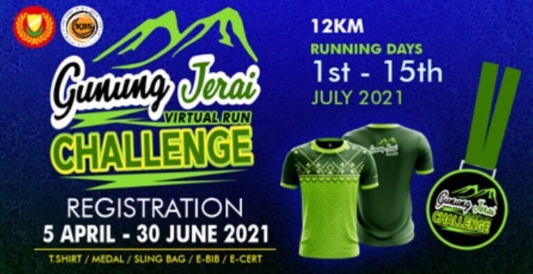 GUNUNG JERAI CHALLENGE 12KM VIRTUAL RUN