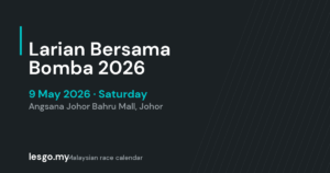 Larian Bersama Bomba 2026 - lesgo.my event card (no organiser poster available)
