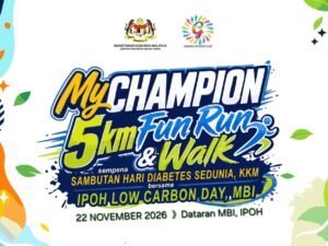 My Champion 5km Fun Run & Walk race poster