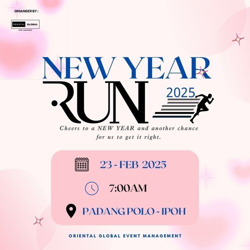 New Year Run 2025 – Padang Polo, Ipoh