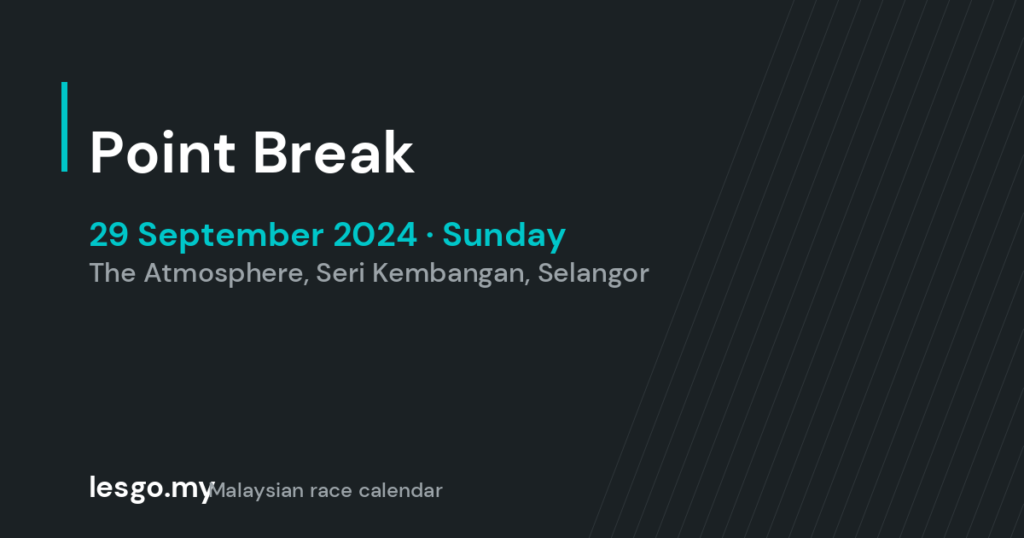 Point Break - lesgo.my event card (no organiser poster available)