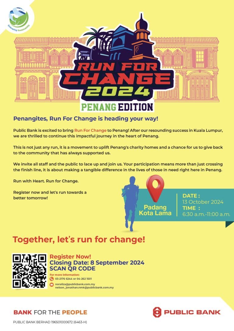 Run For Change 2024 Penang Edition