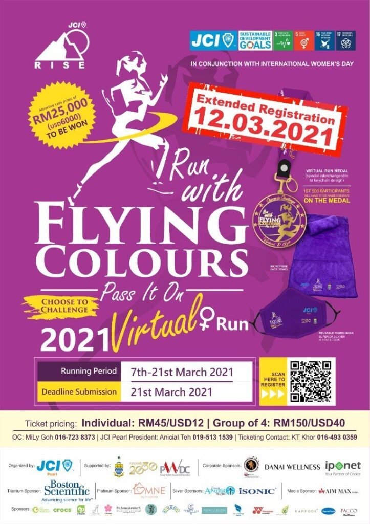Run with Flying Colours – Pass It On