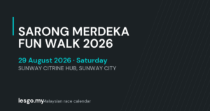 SARONG MERDEKA FUN WALK 2026 - lesgo.my event card (no organiser poster available)