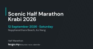 Scenic Half Marathon Krabi 2026 - lesgo.my event card (no organiser poster available)