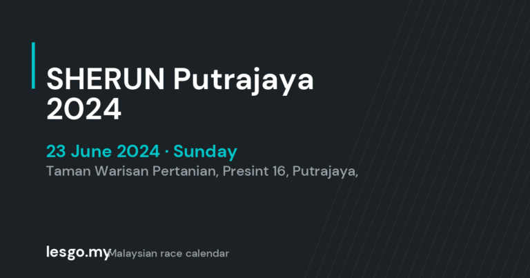 SHERUN Putrajaya 2024 - lesgo.my event card (no organiser poster available)