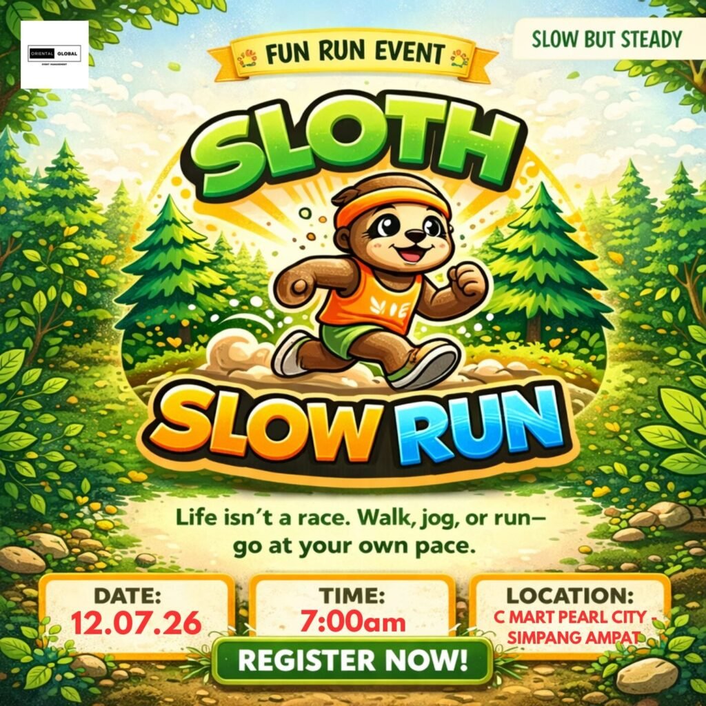 Sloth Slow Run 2026 – Simpang Ampat