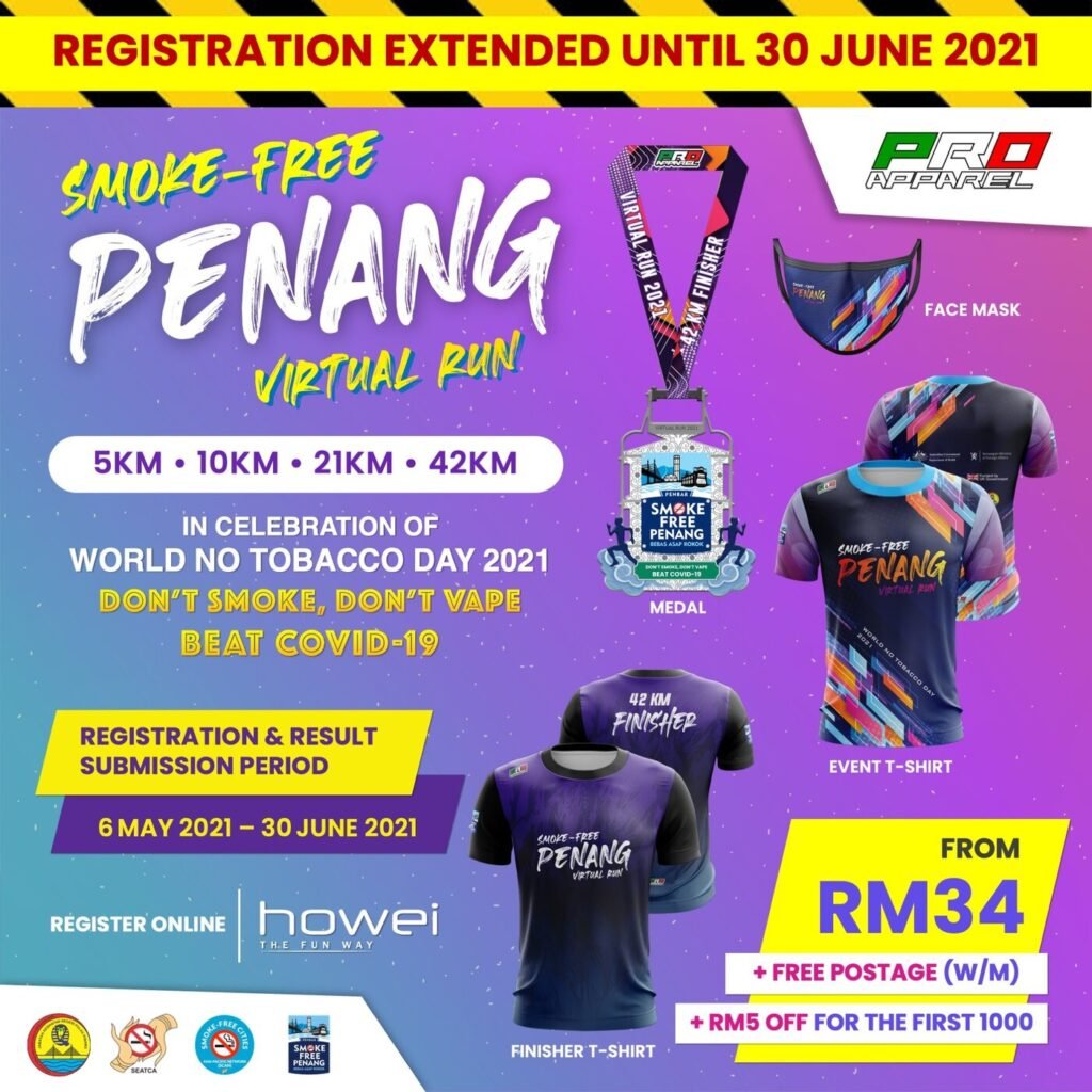 Smoke-Free Penang Virtual Run