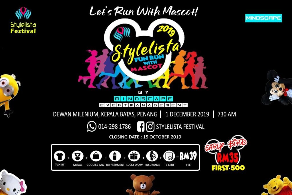 Stylelista Fun Run With Mascot