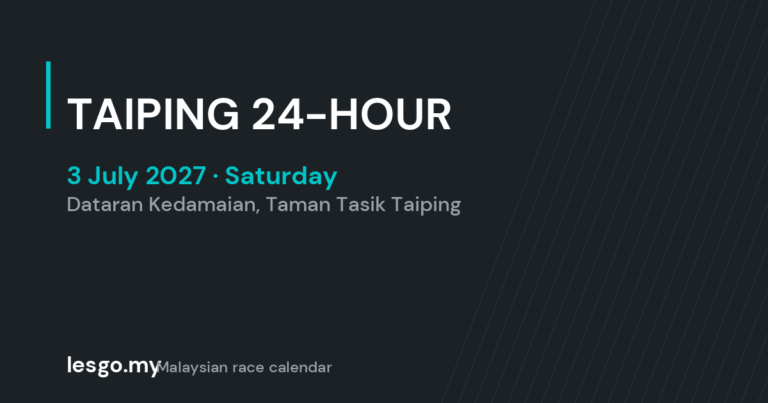 TAIPING 24-HOUR - lesgo.my event card (no organiser poster available)