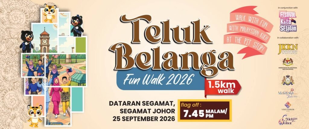 Teluk Belanga Fun Walk race poster