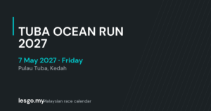 TUBA OCEAN RUN 2027 - lesgo.my event card (no organiser poster available)
