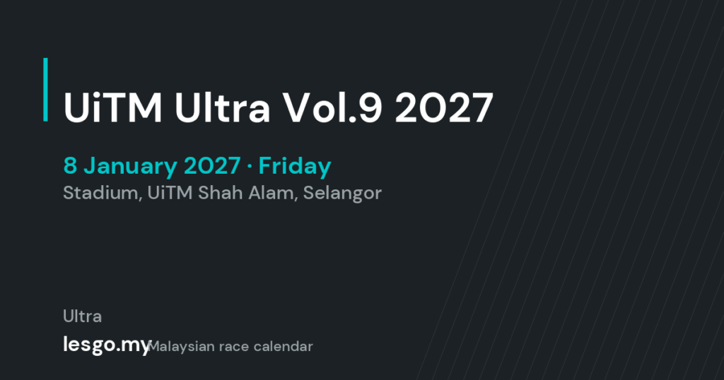 UiTM Ultra Vol.9 2027 - lesgo.my event card (no organiser poster available)