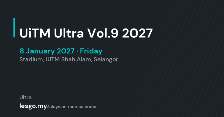 UiTM Ultra Vol.9 2027 - lesgo.my event card (no organiser poster available)
