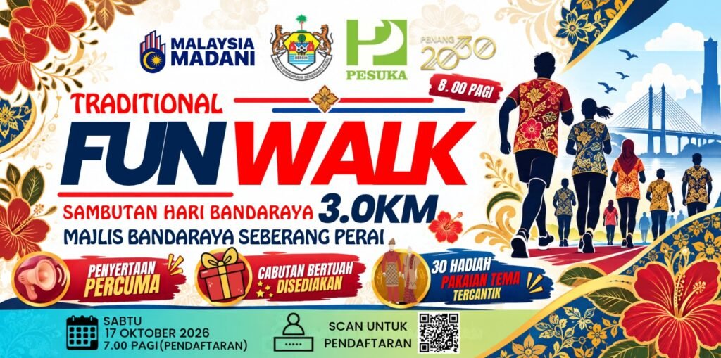Traditional Fun Walk Sambutan Hari Bandaraya