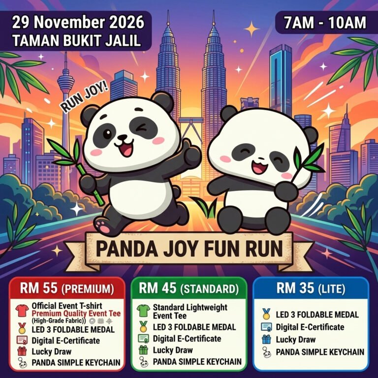 Panda Joy Fun Run - Taman Bukit Jalil