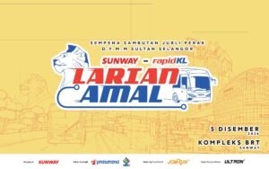 Larian Amal Sunway-Rapid KL sempena sambutan Jubli Perak D.Y.M.M Sultan Selangor
