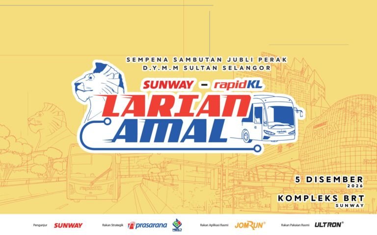 Larian Amal Sunway-Rapid KL sempena sambutan Jubli Perak D.Y.M.M Sultan Selangor